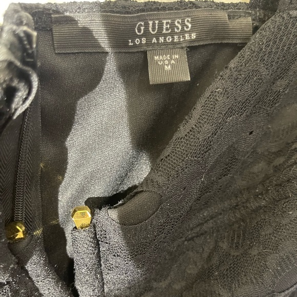 Guess  Square Neck Ruched Dress
Style # W4FK0XK0T00 - Picture 4 of 5